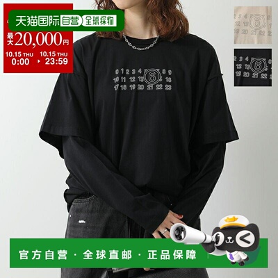 日本直邮MM6 Maison Margiela 马吉拉 KIDS 女童女士长袖T恤 针织