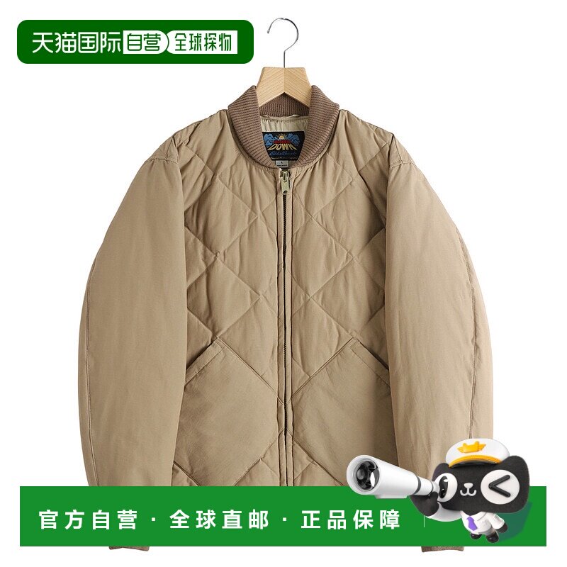 1h可退 日本直邮Eddie Bauer 男装 羽绒风格外套 宽松半拉链设计