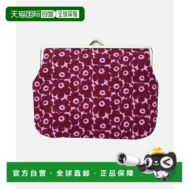 1h可退 日本直邮marimekko 女装 Unikko印花 全棉零钱包 化妆包 5