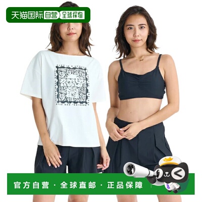 日本直邮Roxy 女士REEF NOTE三点式泳衣套装 带拉什T恤 泳衣套装