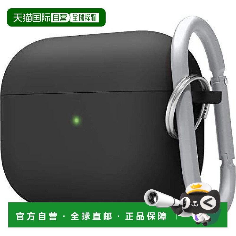 【日本直邮】elago AirPods Pro硅胶耳机盒LIQUID HYBRID黑色UYH1