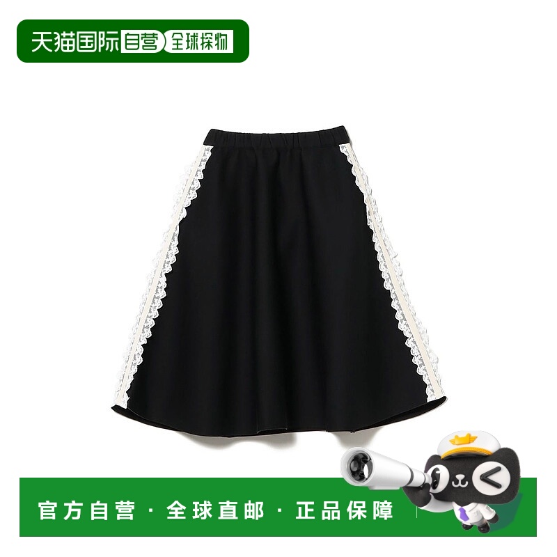 1h可退 日本直邮little creative factory 儿童 蕾丝 半身裙 宽松