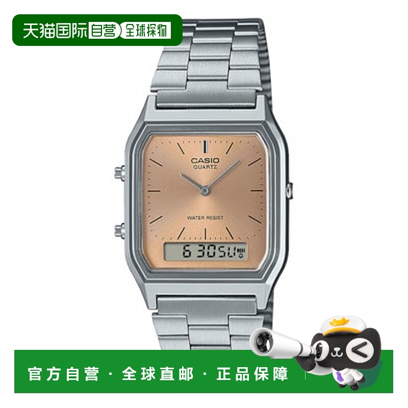 日本直邮CASIO CLASSIC AQ-230A-4AMQYJF 手表 [鲑鱼粉色]