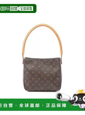 日本直邮中古LV路易威登女包B级9新Looping MM名媛包 MM单肩包