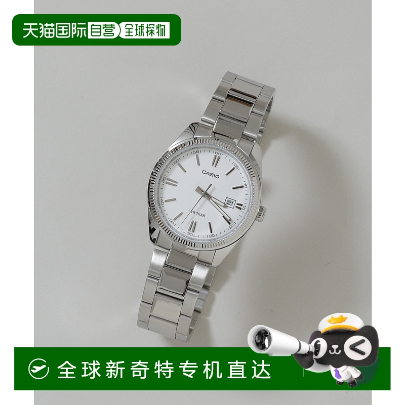1h可退 日本直邮卡西欧 CASIO男士金属简约三针防水机械表MTP-130