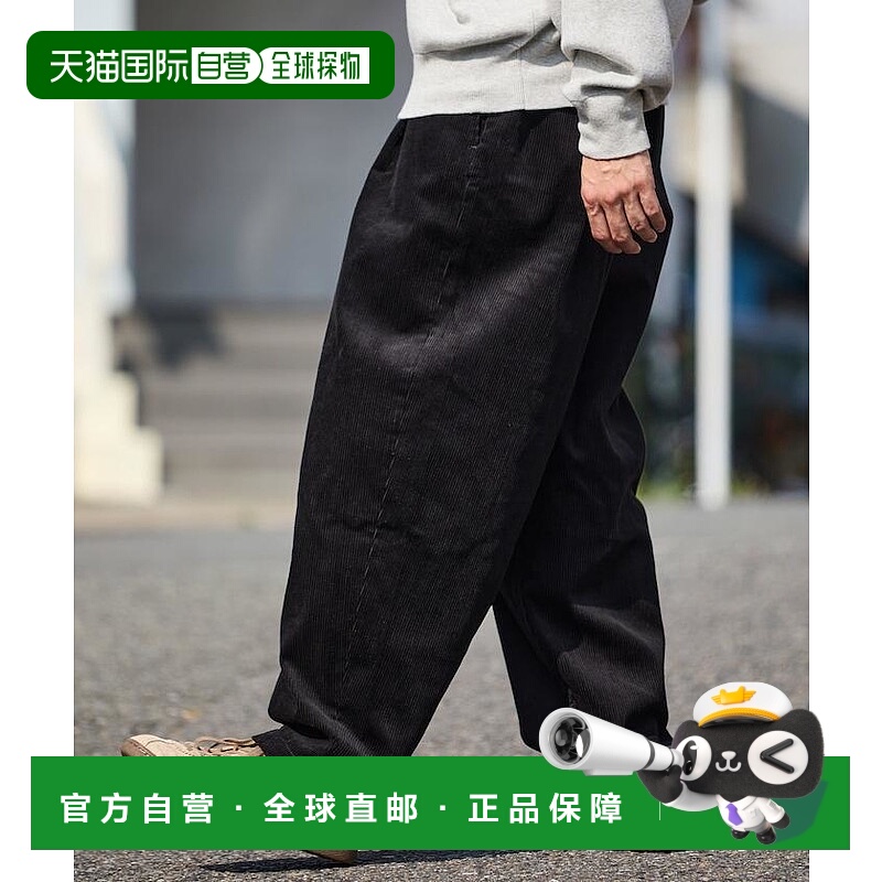 1h可退 日本直邮FREAK'S STORE 男士 宽松廓形灯芯绒九分裤 12432