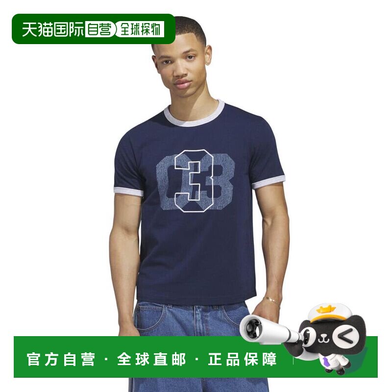 日本直邮ADIDAS 卫衣 M RINGER TEE ORI PREP图片