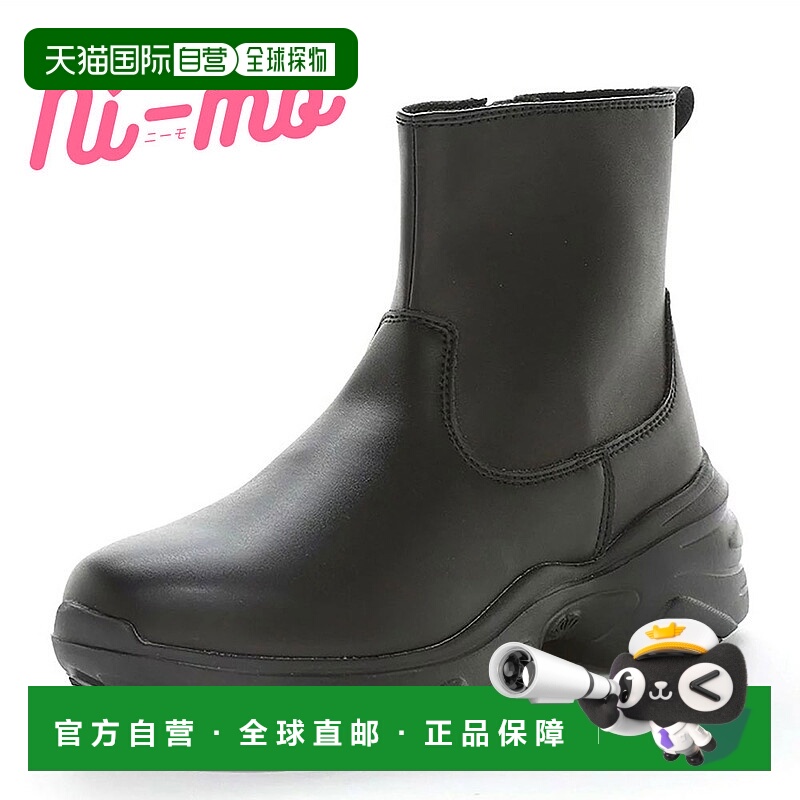 日本直邮Moon star ni-mo NM J141 青少年女童靴厚底设计侧拉链抗