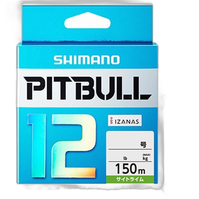 日本直邮Shimano Pitbull 12 PLM52R 150m 1.5 号场地石灰
