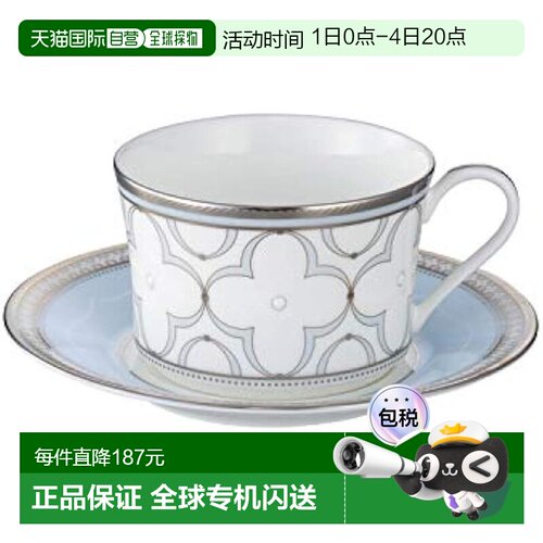【日本直邮】Noritake则武 茶杯茶托 约245ccT93686/4957杯子瓷器