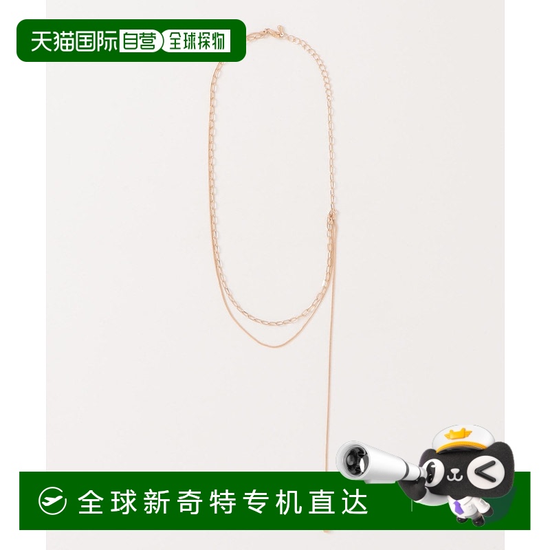 1h可退 日本直邮AZUL BY MOUSSY不对称水滴吊坠项链女士 250HSB56