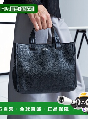 1h可退 日本直邮SEEKER男装 牛革迷你托特包 半拉链设计联名款 M0