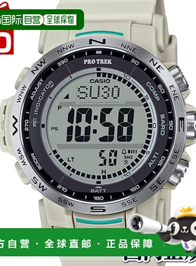 日本直邮CASIO卡西欧 男士太阳能腕表PRW 35 运动系列电子手表