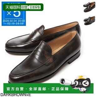 日本直邮John Lobb 男士乐福鞋 309181L 深棕色 2Y 鞋楦:LOPEZ 4