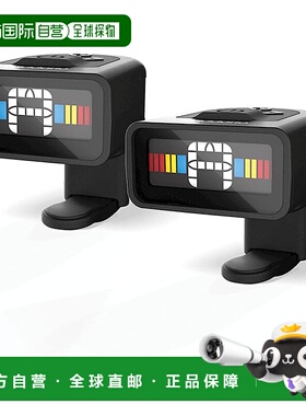 【日本直邮】达达里奥调音器半音阶型全彩显示黑色2个一组PW-CT-1