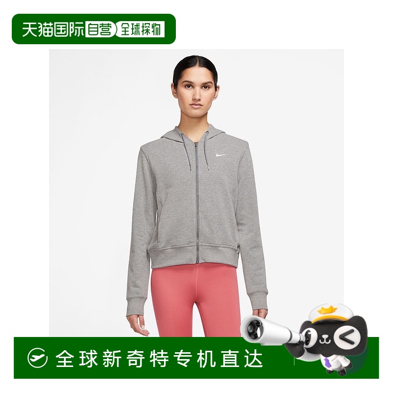 1h可退 日本直邮耐克 女士DF全拉链连帽长袖外套 FB5199-091 FB51