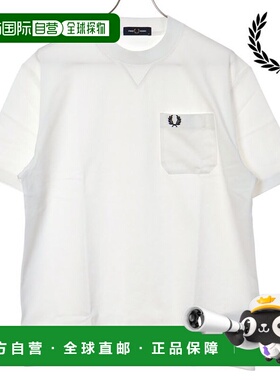 日本直邮Fred Perry 男士口袋细节T恤 [M2408-129 SS26] 短袖口袋