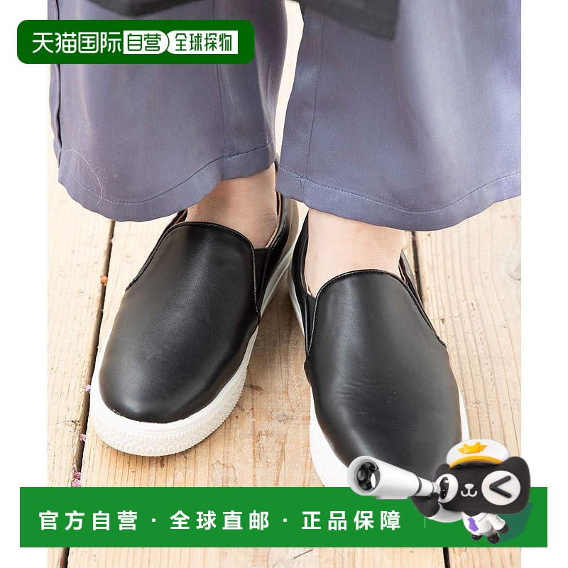 【日本直邮】Menue menue 简单套穿式（1020 黑色 pu）运动鞋