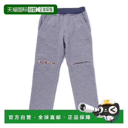 日本直邮1h可退 SLAP SLIP 男童刺绣工装裤 日本进口面料 秋冬加