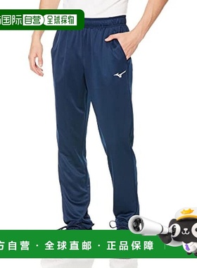 【日本直邮】Mizuno美津浓 男士健身长裤 深蓝色 XL  32MDA190