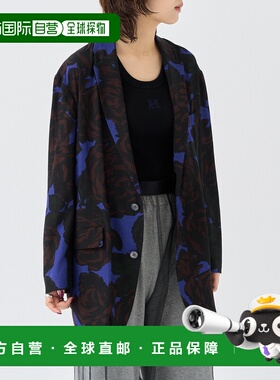 1h可退 日本直邮HARDY NOIR女装宽松大廓形花图案西装外套 250102