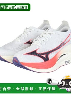 日本直邮MIZUNO 波浪叛逆者专业版3 跑步训练鞋 [U1GD2…] 白色