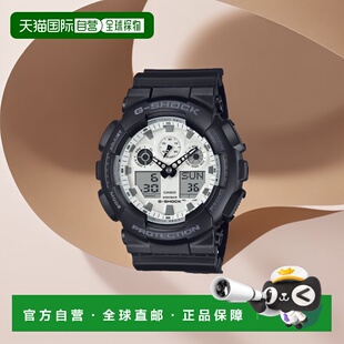 【日本直邮】G Shock卡西欧 男士手表 黑色 GA-100WD-1AJF