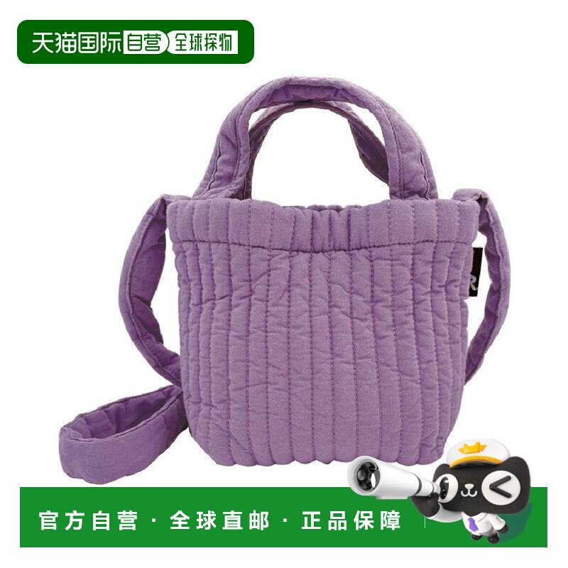 日本直邮ROOTOTE 绗缝迷你托特包 樱花粉斜挎包单肩包手提包