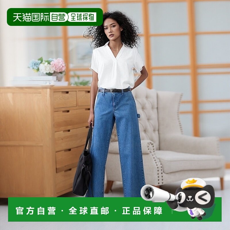 1h可退 日本直邮BANANA REPUBLIC 女士立领麻料混纺上衣 701906,女装/女士精品,衬衫,淘宝优惠券,粉丝福利购,淘宝优惠卷