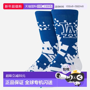 日本直邮STANCE SOCKS PIXEL 洛杉矶道奇队男女袜子A555A26PXL
