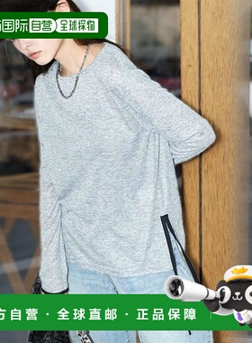 1h可退 日本直邮官方授权 PUBLUX 透视镂空边镶长袖T恤 限量