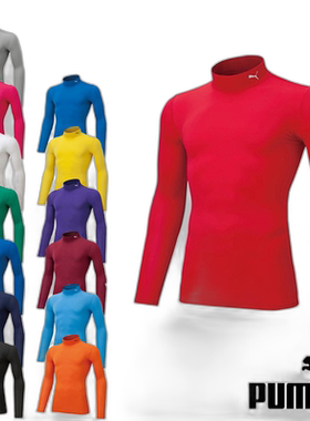 日本直邮PUMA 儿童小高领长袖衬衫 Compression Mock Neck Long S