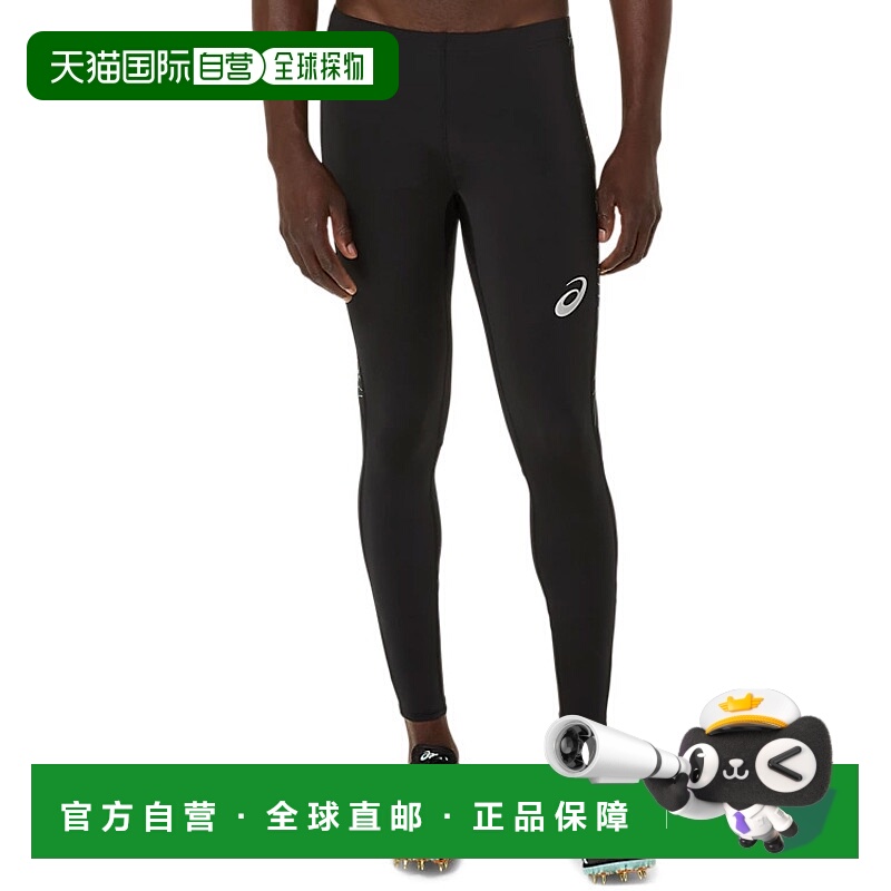 日本直邮ASICS 男士 Graphic 长款紧身裤适合田径运动和训练的内2