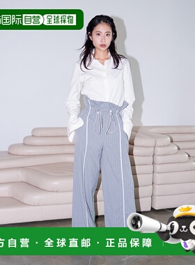 1h可退 日本直邮JUEMI 女士高腰条纹阔腿裤 JMPRZ244002休闲裤