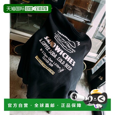 1h可退 日本直邮FREAK'S STORE 男女同款 联名宽松后印花圆领卫衣