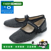 日本直邮Repetto Noi 410 女士黑色玛丽珍芭蕾平底鞋 V4141SATSTD