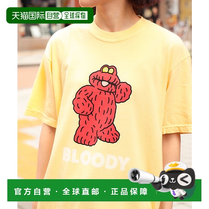 1h可退 日本直邮TOKYO CULTUART by BEAMS 男女同款 BLOODY 血腥T