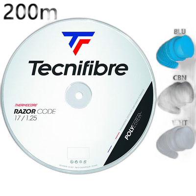 日本直邮200m Technifibre 男士女士激光线 RAZOR CODE 网球装备