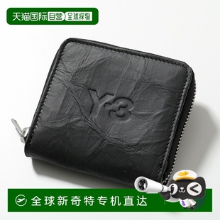 JD2895 日本直邮Y 零钱包 男士 皮革徽标迷你钱包零钱包卡片包