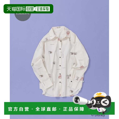 KBF 女士 联名迪士尼米奇生日派对印花衬衫 KB264【付后1h可退】