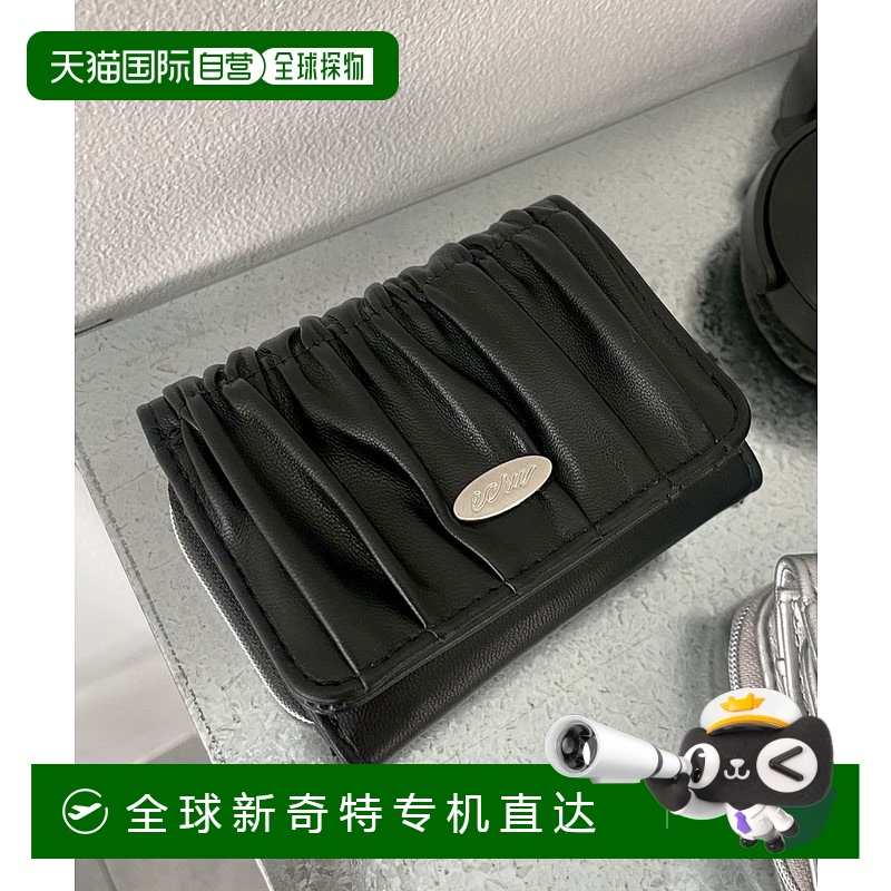 1h可退 日本直邮WEGO 女装 迷你折疊錢包 雙拉鍊設計 收納力強 LG