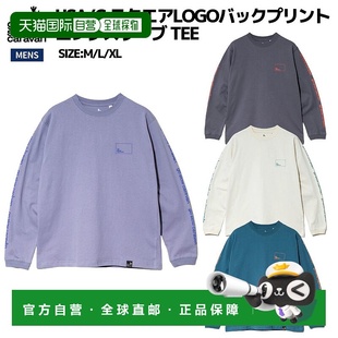 USA Caravan 方形徽标背面印花长袖 休3 日本直邮Go T恤男士 Slow