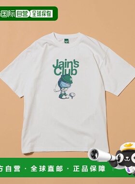 1h可退 日本直邮Jain Golf 男装 全棉印花T恤 地球仪联名设计 820
