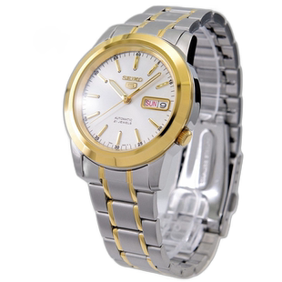 日本直邮精工 SEIKO 5 手表 自动上链 Overseas 型号 金色 SNKE56