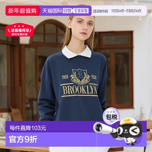 日本直邮日潮 GRL徽标刺绣领卫衣fu226上衣