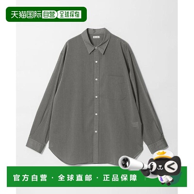 日本直邮Steven Alan 100气烧处理 条纹 常规领 宽松 衬衫