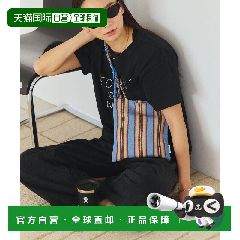 日本直邮DULTON 男女同款 条纹吊床风斜挎小包 1488177700255