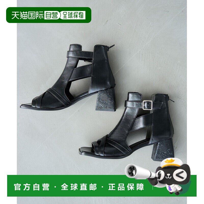 日本直邮HARE 女士 切口设计高跟凉靴 655807女鞋凉鞋单鞋罗马鞋