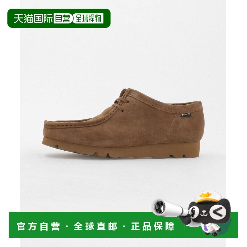 日本直邮Clarks Originals Wallabee GTX 棕色麂皮戈尔特斯运动鞋图片