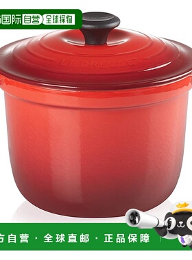 【日本直邮】Le Creuset波洛锅樱桃红色20cm铸铁酷彩珐琅锅新款